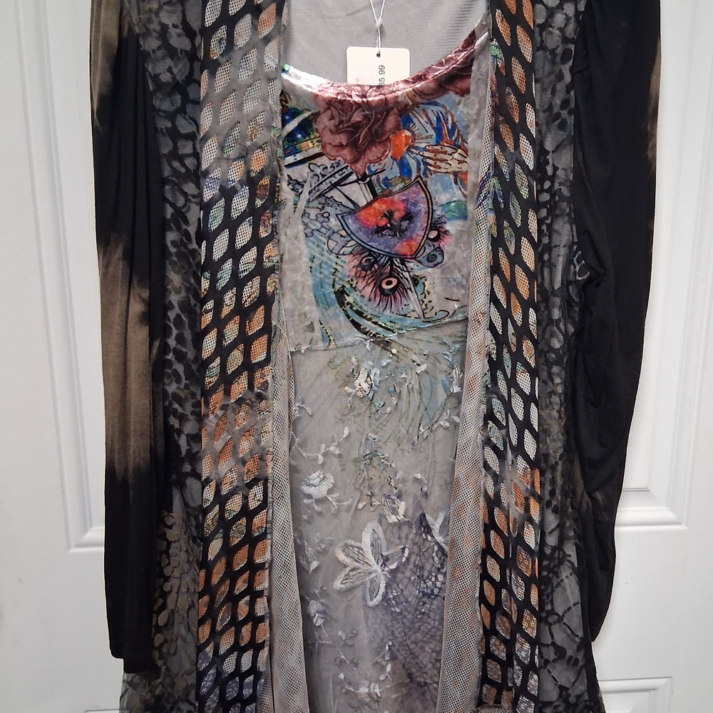 Multicolor Patterned Women's Dress